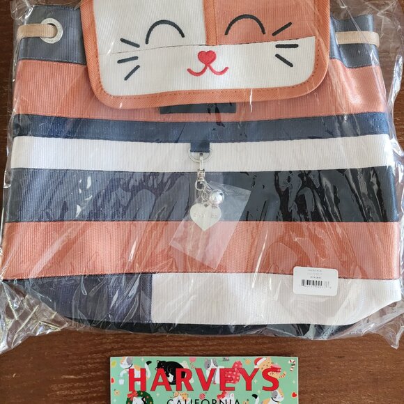 NWT Harveys Seatbelt Calico Cat Backpack Collector Series Limited Edition - Picture 8 of 10
